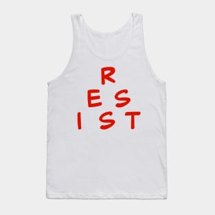 Resist / Red Triangle Protocol Tank Top